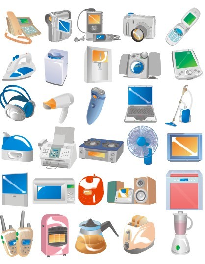 電器矢量圖 現(xiàn)代設(shè)計(jì)與高效溝通的視覺橋梁